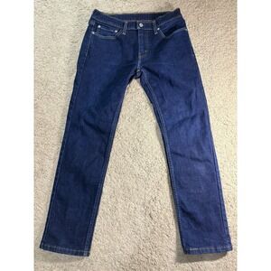 Levis Straus 511 Jeans Men 31x30 Dark Blue Straight Leg Low Rise Preppy